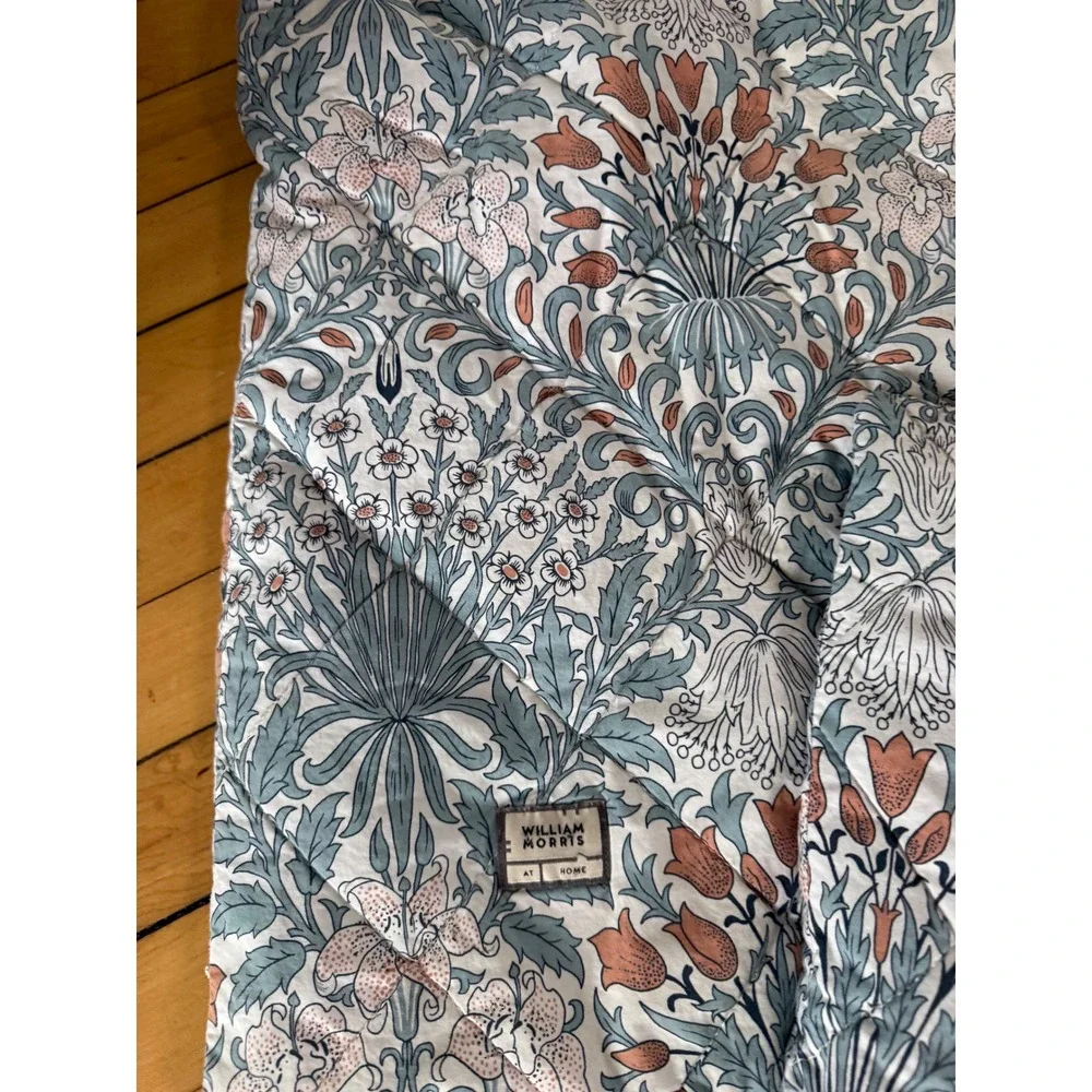 William Morris at home‎ blue floral print king size pillow cases